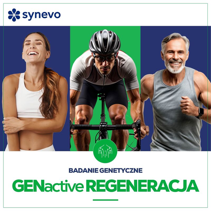 Pakiet badań genetycznych GENactive Regeneracja z telekonsultacją lekarską - zestaw wysyłkowy