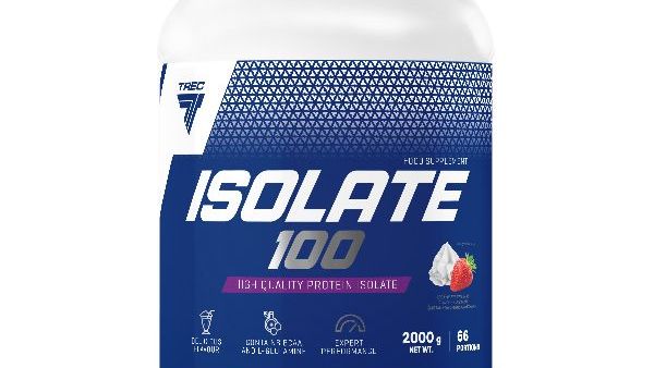 Bialko Isolate 100 Jar o smaku kremowej truskawki