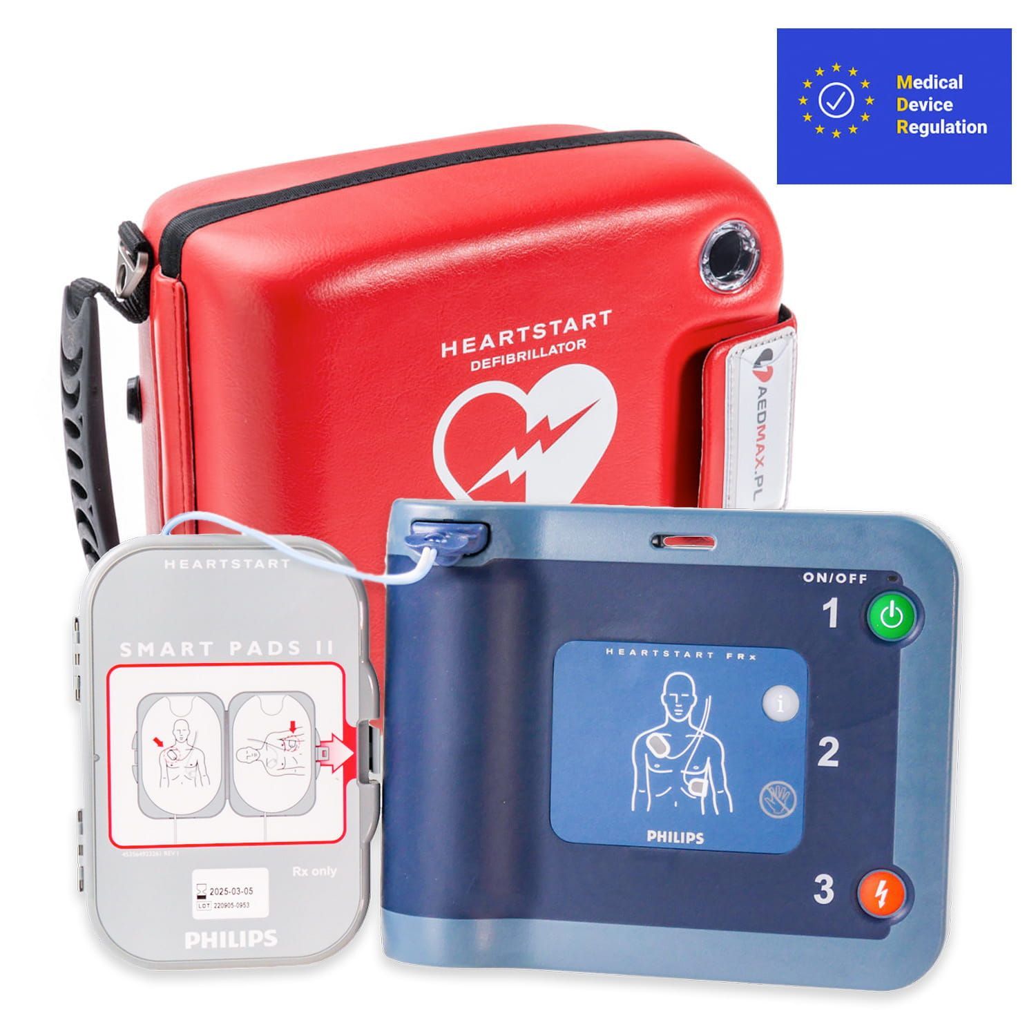Defibrylator AED Philips FRx Standard w torbie