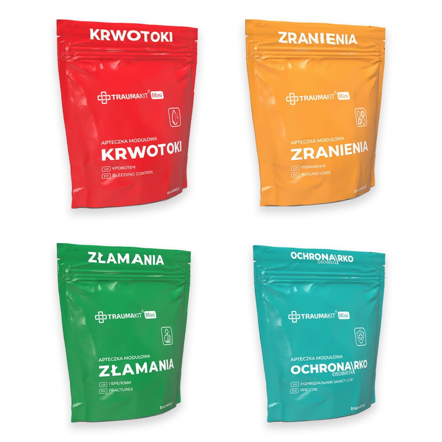 TRAUMAKIT Mini Apteczka Modułowa 4 KRZA (DIN)