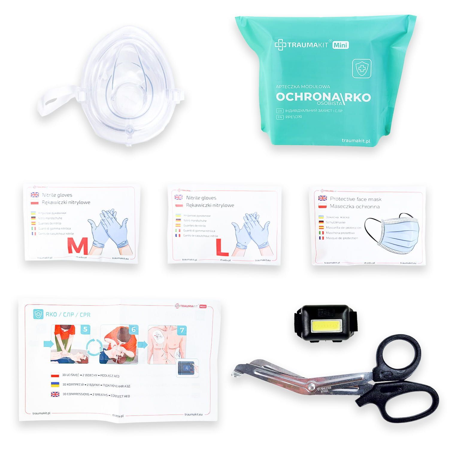 TRAUMAKIT Mini Apteczka Modułowa 4 KRZA (DIN)