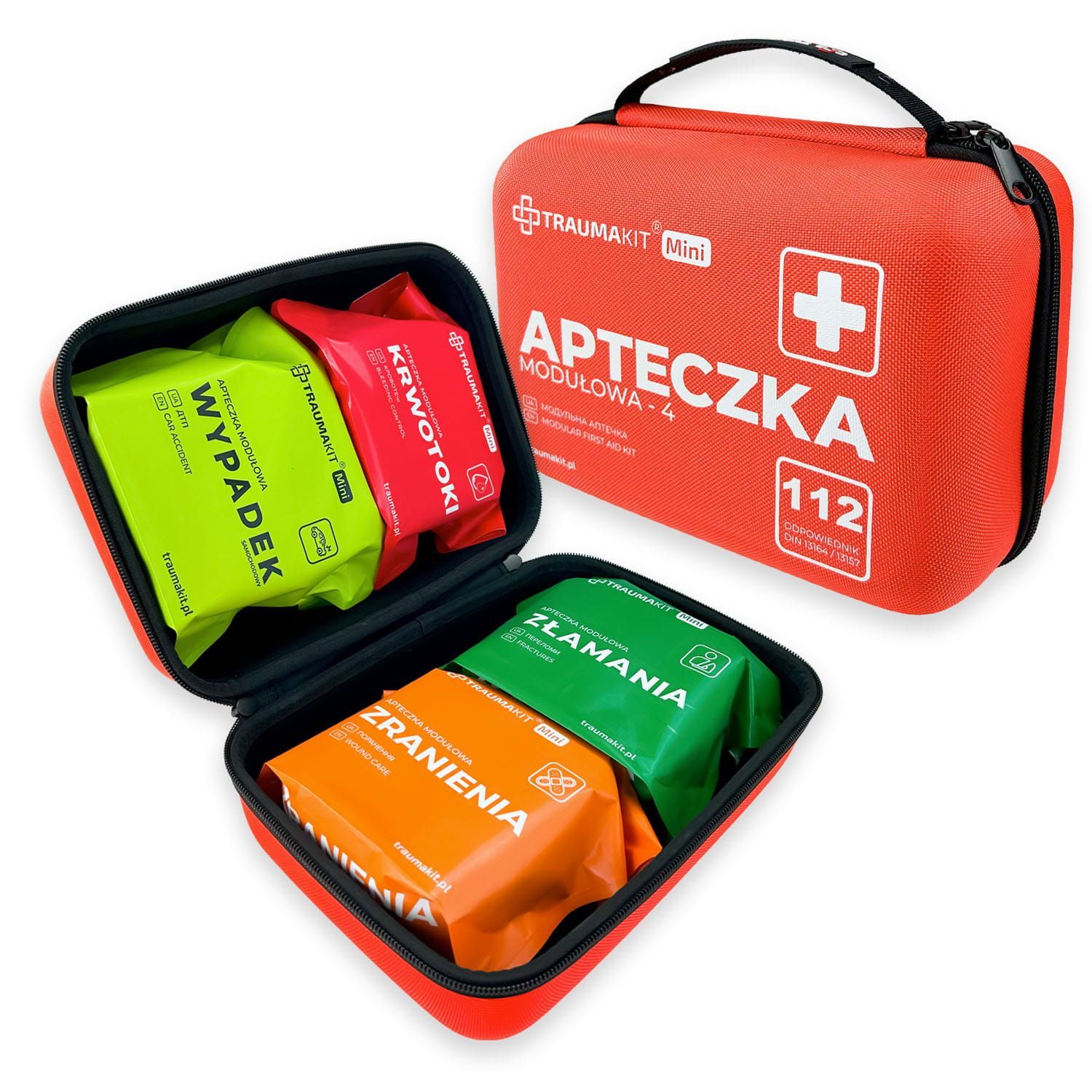 TRAUMAKIT Mini Apteczka Modułowa 4 KRZW (DIN)