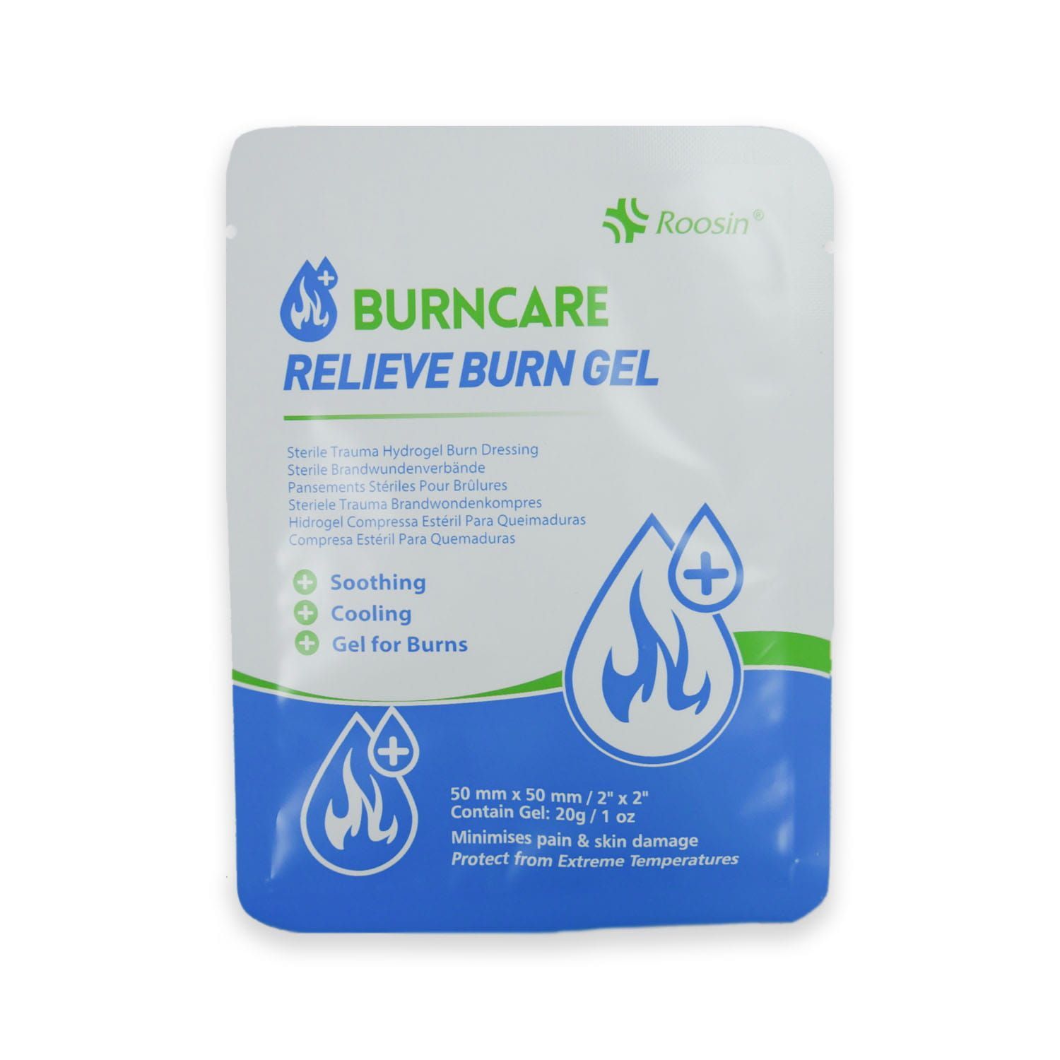 Opatrunek Hydrożelowy Burncare 5x5cm TRAUMA KIT