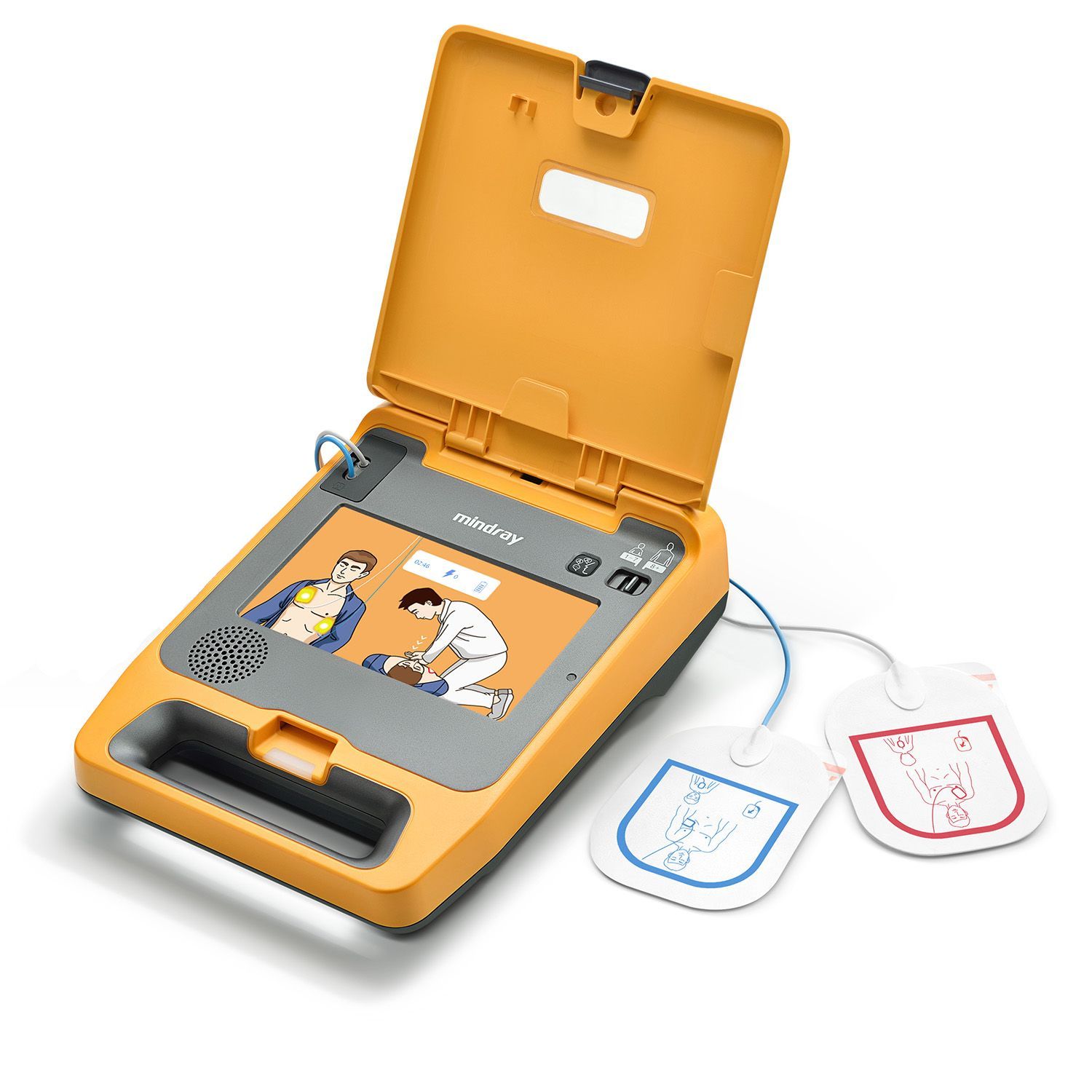 Defibrylator AED Mindray BeneHeart C1A z baterią i elektrodą – automatyczny