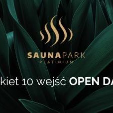 SaunaPark Platinium pakiet 10 wejść open day