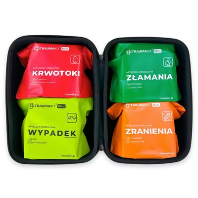 TRAUMAKIT Mini Apteczka Modułowa 4 KRZW (DIN)