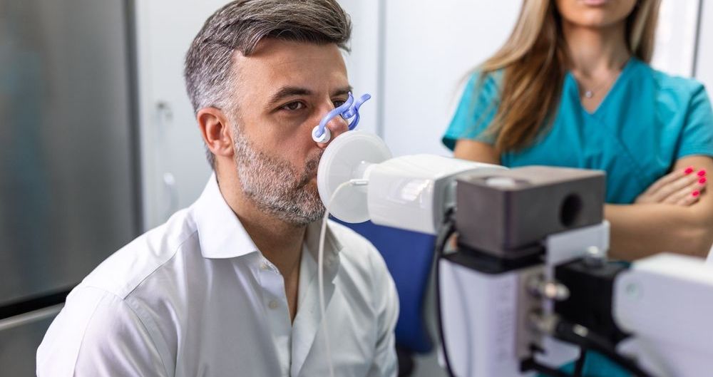 Spirometria to badanie czynnościowe układu oddechowego.