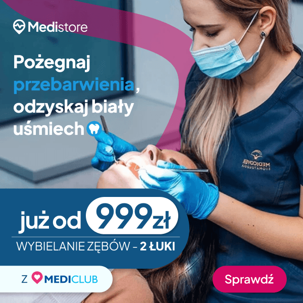 Wybielanie zębów - 2 łuki