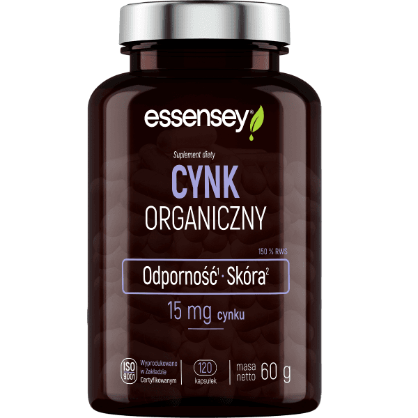 Cynk Organiczny w 120 kapsułkach