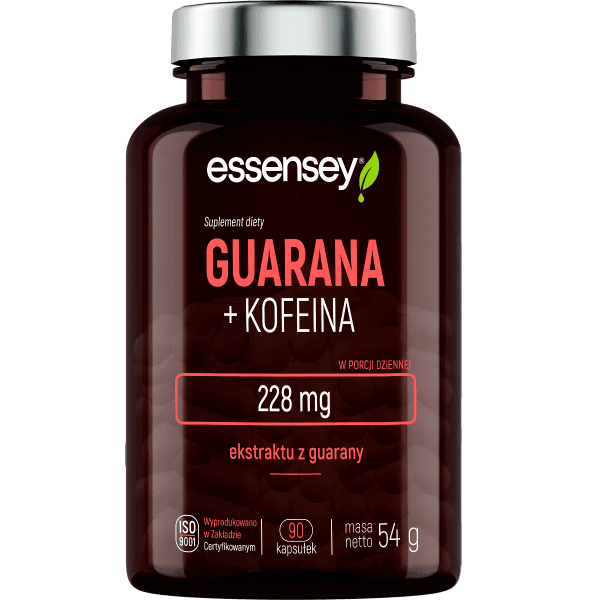 Guarana i Kofeina w 90 kapsułkach