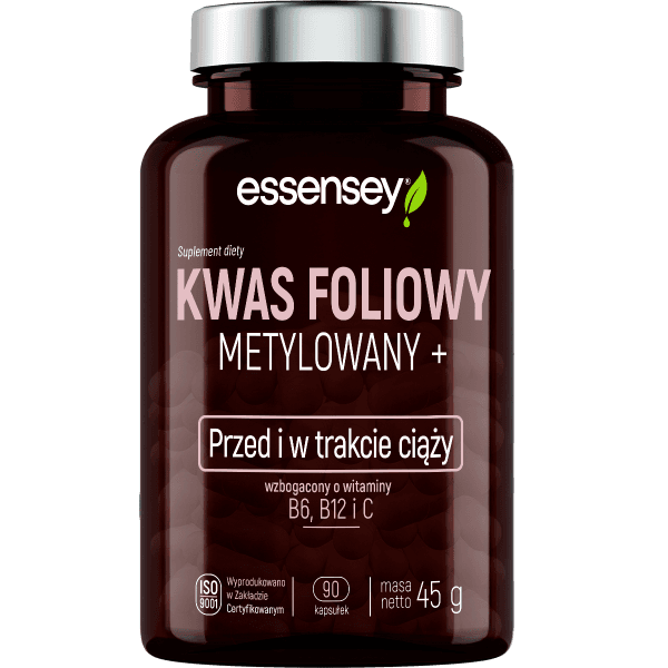 Kwas Foliowy Metylowany + w 90 kapsułkach