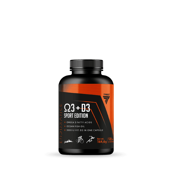 Kwasy Tłuszczowe Omega 3 + D3 Sport Edition