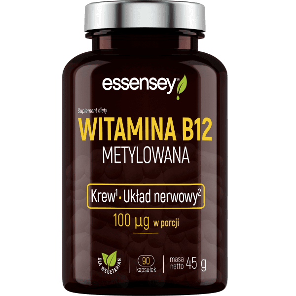 Witamina B12 Metylowana w 90 kapsułkach