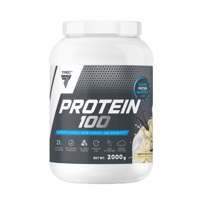 PROTEIN 100 - białko wzbogacone aminokwasami Wanilia