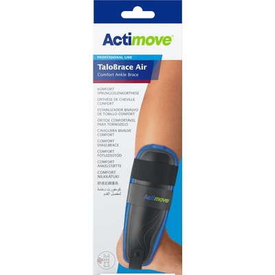 ACTIMOVE PRO TALOBRACE AIR Orteza stawu skokowego z powietrznymi poduszkami pneumatycznymi (prawa) czarny