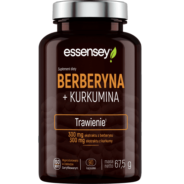 Berberyna + Kurkumina w 90 kapsułkach