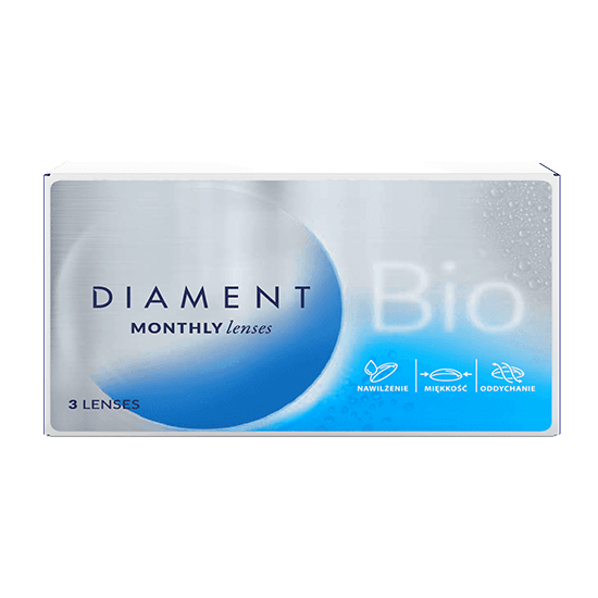 Soczewki kontaktowe Diament Bio 3 szt.