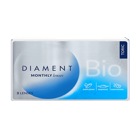 Soczewki kontaktowe Diament Bio Toric 3 szt.