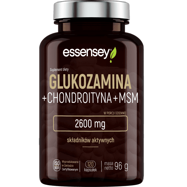 Glukozamina Chondroityna i MSM w 120 kapsułkach
