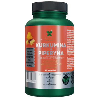Kurkumina + Piperyna - 60 kapsułek