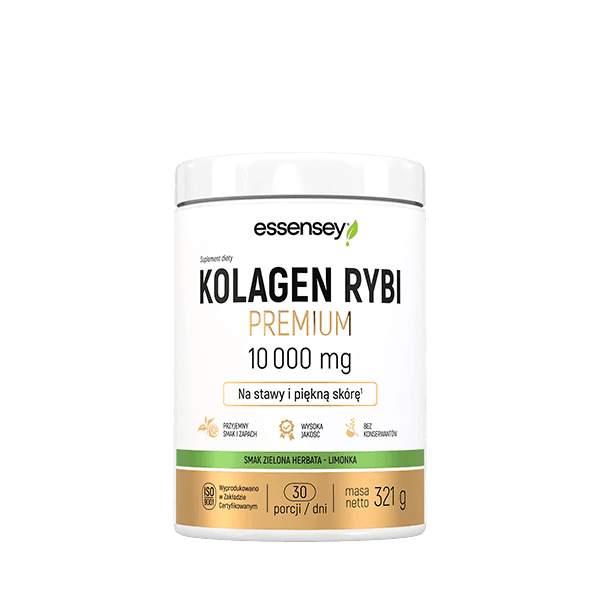 Kolagen Rybi Premium Smak Zielona Herbata - Limonka 10000 mg