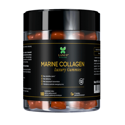 MARINE COLLAGEN Luxury Gummies pomarańcza - 100 żelek
