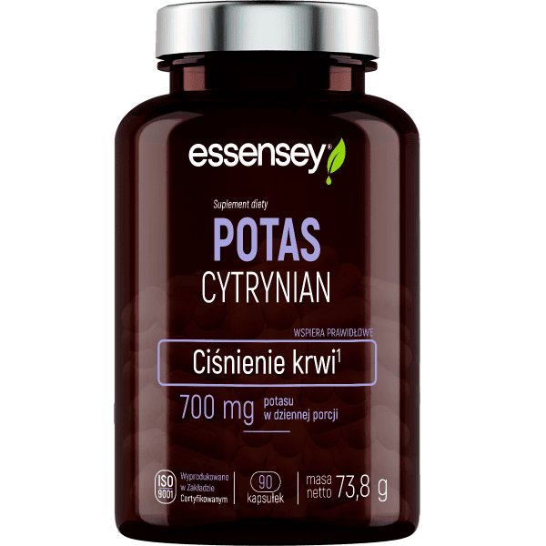 Potas Cytrynian w 90 kapsułkach