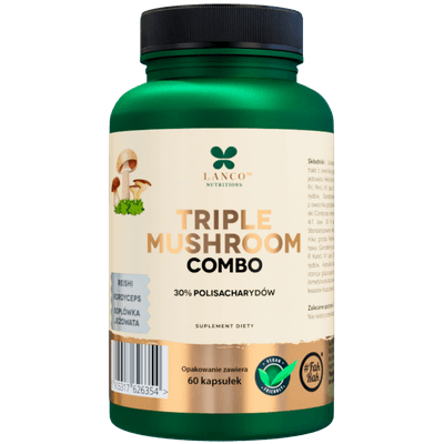 Triple Mushroom Combo 60 kapsułek
