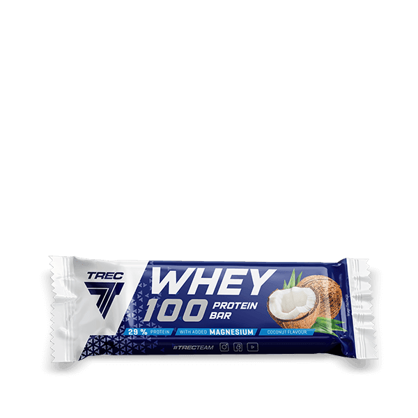 Baton proteinowy Whey 100 o smaku kokosowym