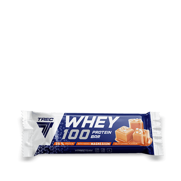 Baton proteinowy Whey 100 o smaku słonego karmelu