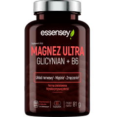 Magnez Ultra Glicynian + B6 w 90 kapsułkach 