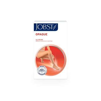 JOBST Podkolanówki Opaque Petite AD, zamknięte palce, klasa kompresji CCL2, Kolor czarny