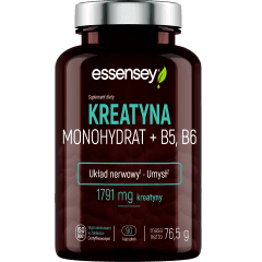 Kreatyna Monohydrat + B5, B6 w 90 kapsułkach
