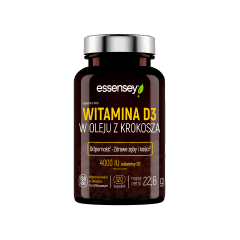 Witamina D3 w oleju z krokosza w 120 kapsułkach