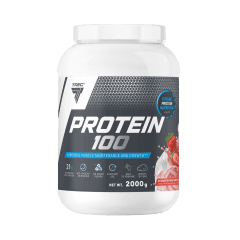 PROTEIN 100 - Białko wzbogacone aminokwasami Truskawka