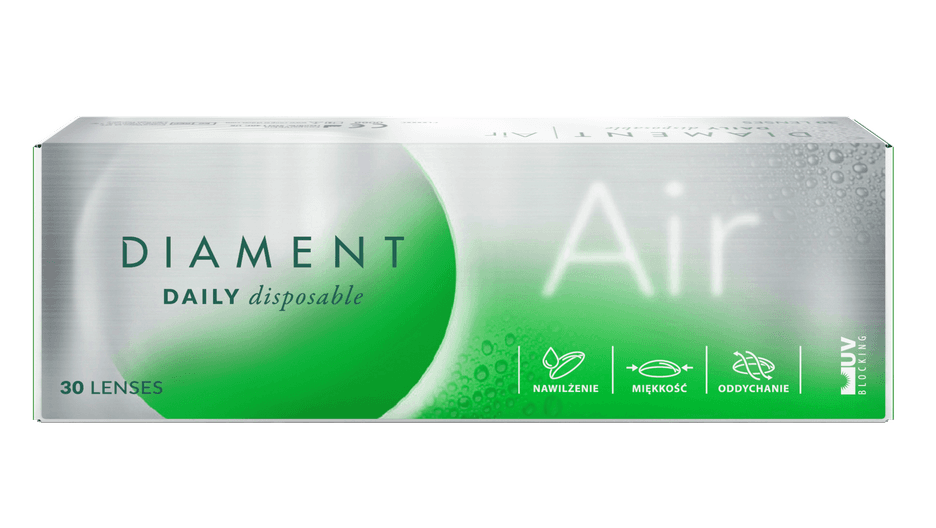 Soczewki kontaktowe Diament Air 30 szt.