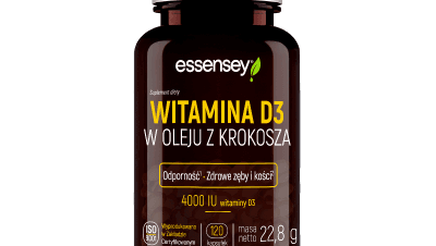 Witamina D3 w oleju z krokosza w 120 kapsułkach