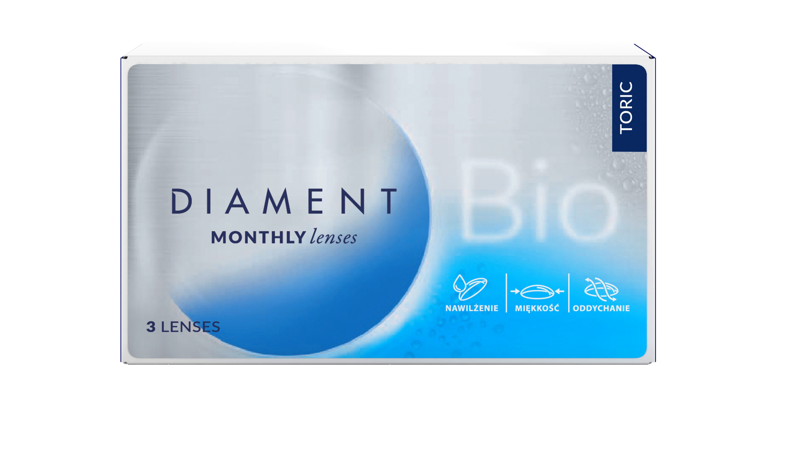 Soczewki kontaktowe Diament Bio Toric 3 szt.