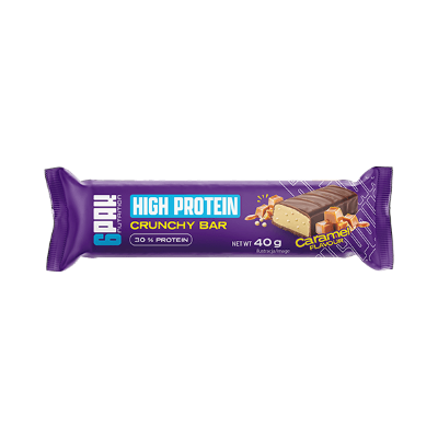 High Protein Crunchy Caramel Bar