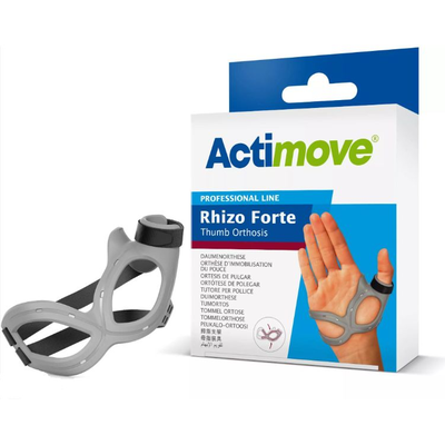 ACTIMOVE PRO Rhizo Forte Orteza kciuka, prawa, kolor: szary