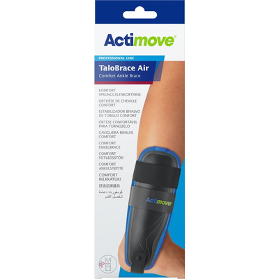ACTIMOVE PRO TALOBRACE AIR Orteza stawu skokowego z powietrznymi poduszkami pneumatycznymi (prawa) czarny