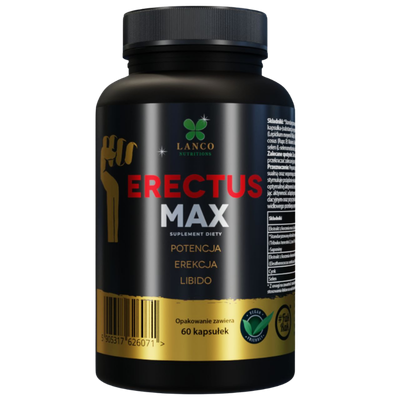 Lanco Nutritions Erectus Max - 60 kapsułek