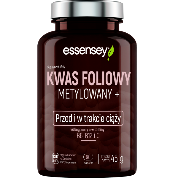 Kwas Foliowy Metylowany + w 90 kapsułkach