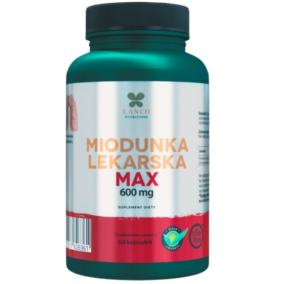 Lanco Nutritions Miodunka Lekarska Max - 60 kapsułek