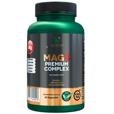 Lanco Nutritions Mag5 Premium Complex 60 kapsułek