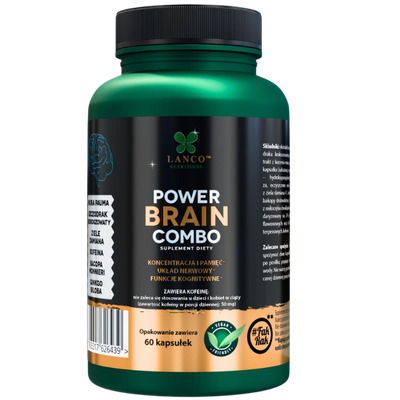 Lanco Nutritions Power Brain Combo 60 kapsułek