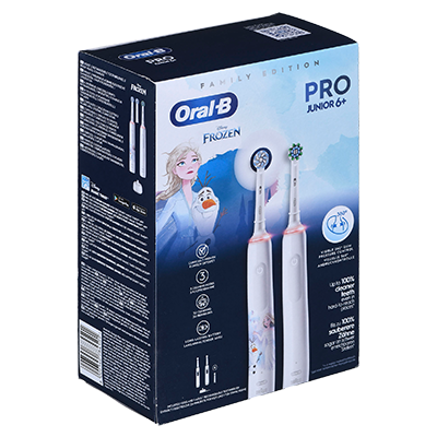 Zestaw 2 szczoteczek Oral-B 3 3000 i Junior Frozen
