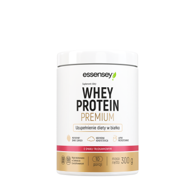 Odżywka Białkowa - Whey Protein Premium Smak Truskawkowy - 300 g