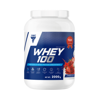 Białko Whey 100 Jar Truskawka