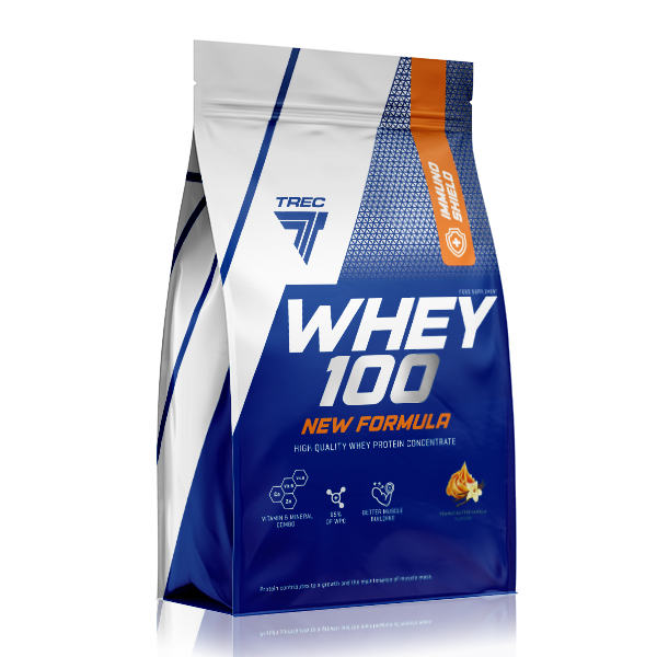 Białko Whey 100 New Formula Masło orzechowe-Wanilia
